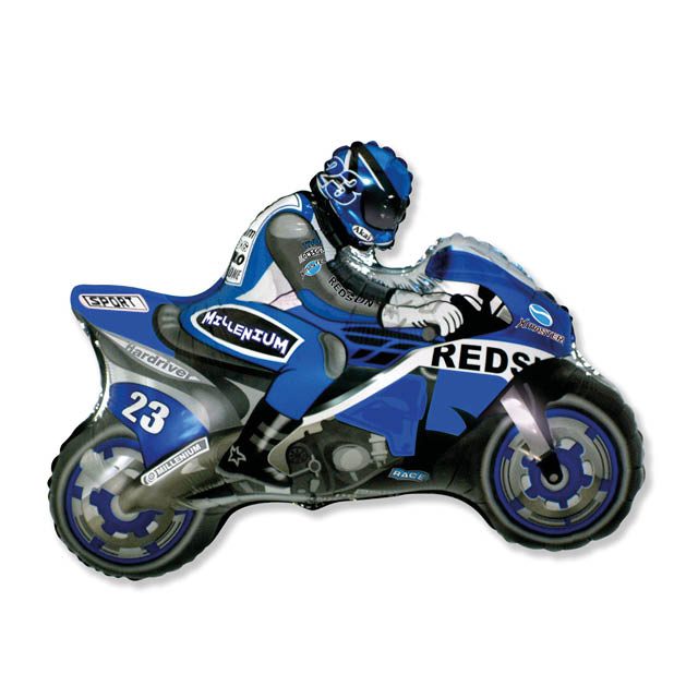 Helium Ballon Race Motor, motor ballon, ballon van motor, racemotor ballon, ballon van racemotor