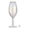 Helium Ballon Champagne Glas 70 CM, verjaardag, jubileum, gefeliciteerd