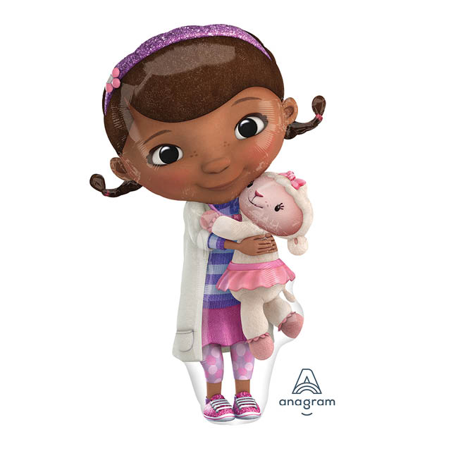 Helium Ballon Doc McStuffins 88 CM, dokter , dierendokter ballon, meisjes ballon, zuster