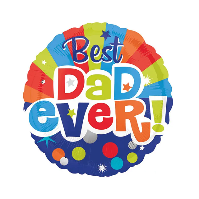Helium Ballon Best Dad Ever! 45 cm