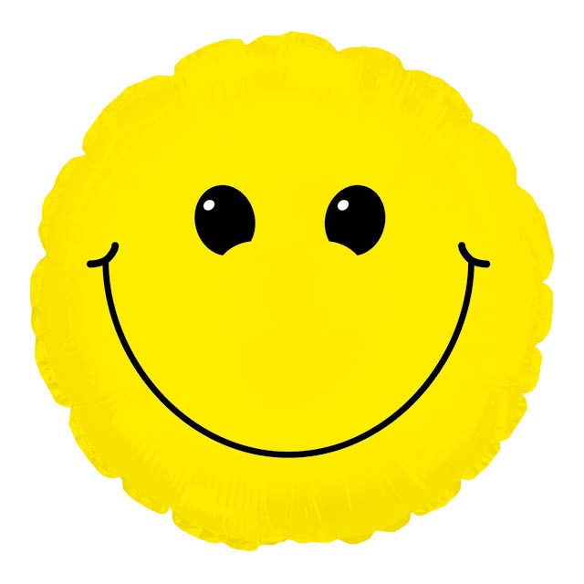 Helium Ballon Smiley 90 CM, helium ballon versturen, ballon versturen, ballon bezorgen, helium ballon gezicht, smile ballon, ballon greetz, ballon per post