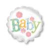 Helium Ballon Baby bloem 45 CM, geboorte aankodiging, baby ballon