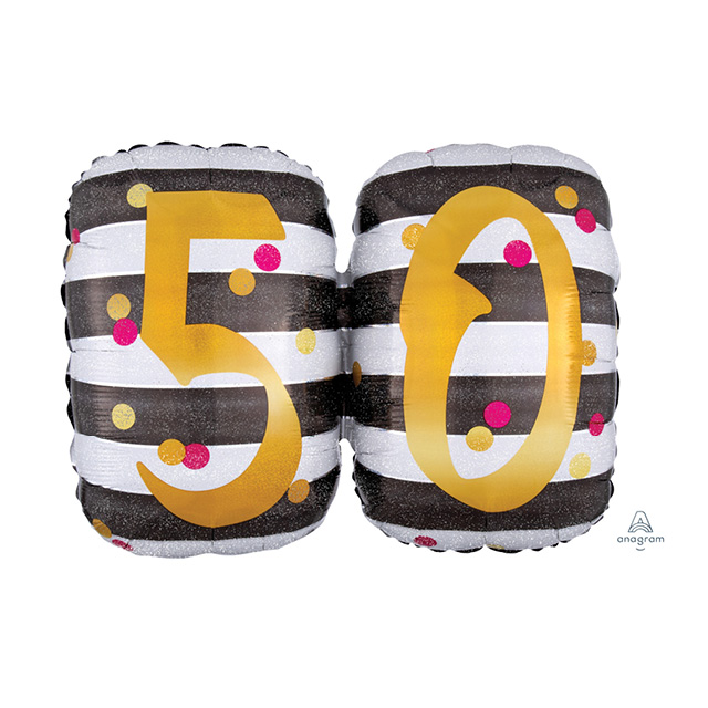 Helium Ballon Milestone 50 70 CM
