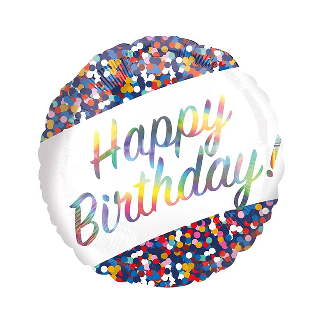 Helium Ballon Schitterende Verjaardag 45 cm