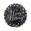 Helium Ballon Sparkle Happy Birthday 45 cm