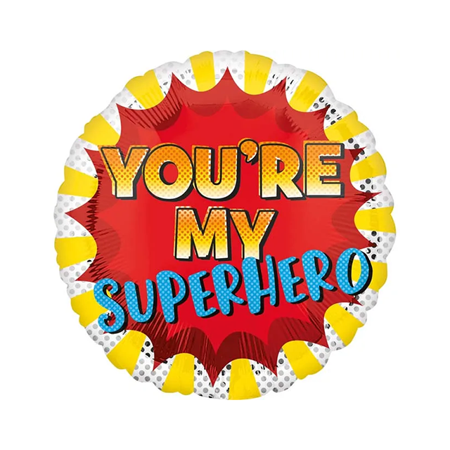 Helium Ballon You're my Superhero 45 cm