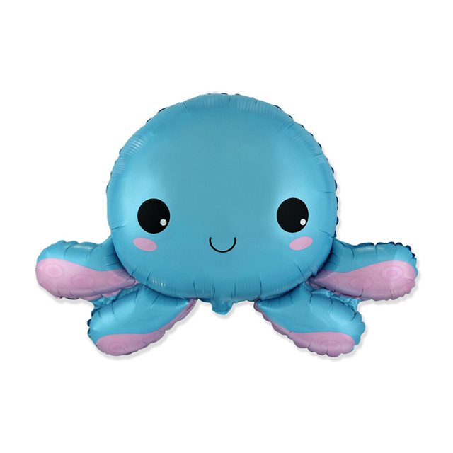 Helium Ballon Vrolijke Octopus 70 CM