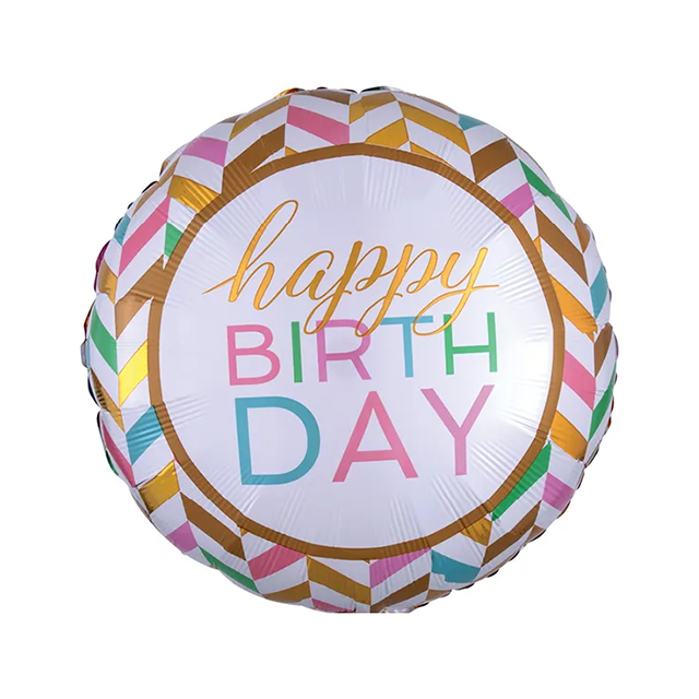 Helium Ballon Happy Birthday XL