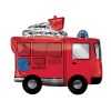 Helium Ballon Rode Brandweerwagen 70 CM