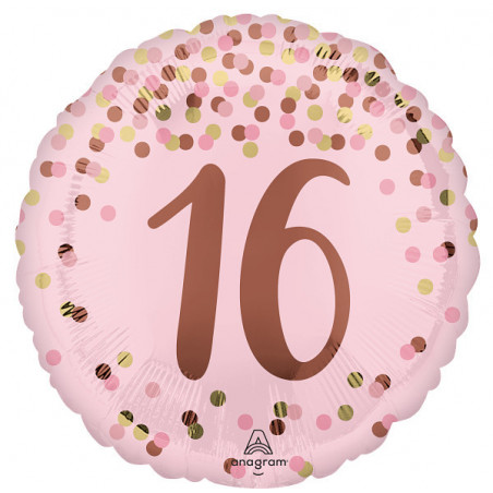 Helium Ballon  Pretty Pink 16 45 CM