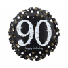 Helium Ballon 90 Sparkle Birthday 45 cm