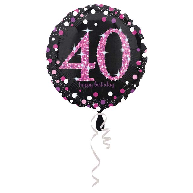 Helium Ballon Happy Birthday 40