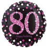 Helium Ballon Happy Birthday 80