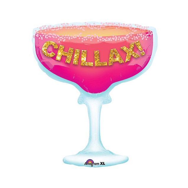 Helium Ballon Cocktail Chillax 70cm