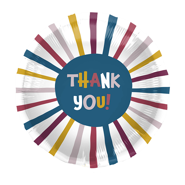 Helium Ballon Thank you 45cm