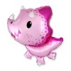 Helium ballon Baby triceratops Pink 70cm