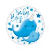 Helium Ballon Baby Boy Whale 45 cm