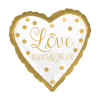 Helium Ballon Love Always & Forever 45cm