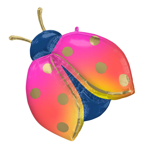 Helium Ballon Colorful Ladybug 80 cm