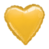 Helium Ballon Hart Goud 45cm