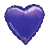 Helium Ballon Hart Paars 45 cm