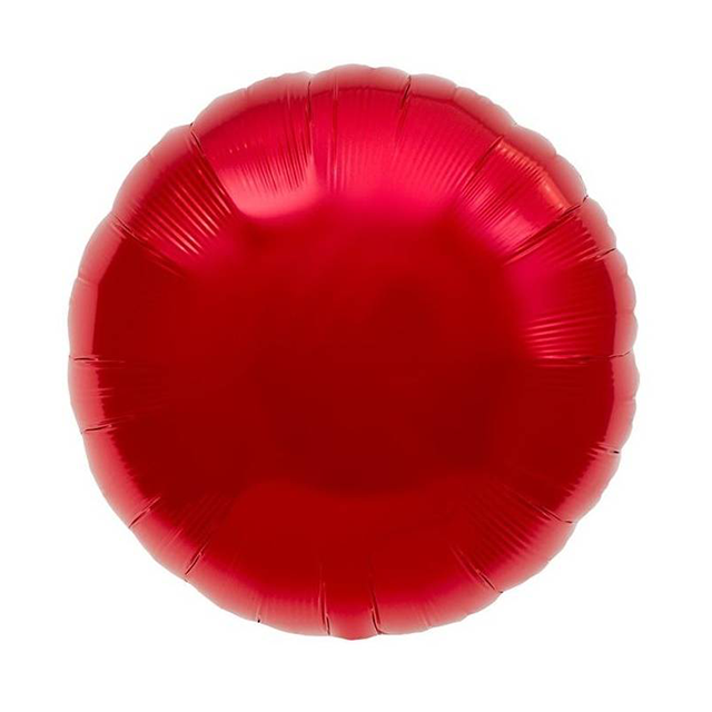 Helium Ballon Rond Rood 45cm