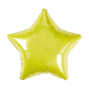 Helium Ballon Ster Geel 45cm