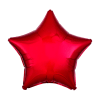 Helium Ballon Ster Rood 45cm