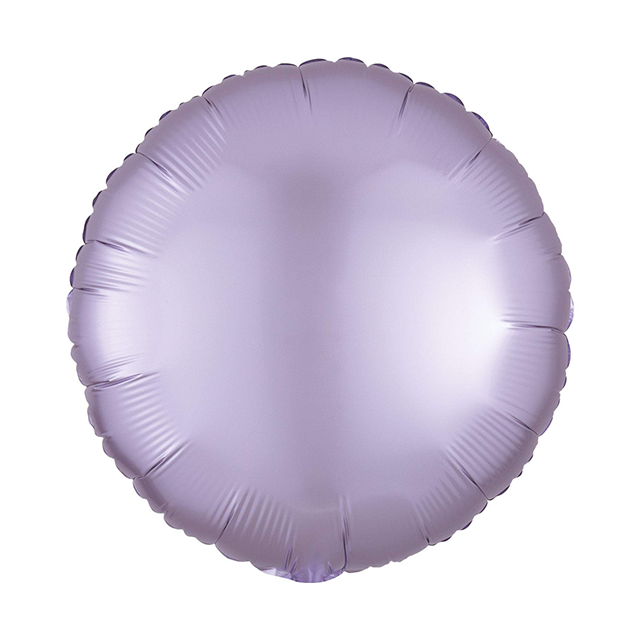 Helium Ballon Rond Pastel Lila 45cm