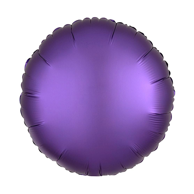 Helium Ballon Rond Royal Purple 45cm