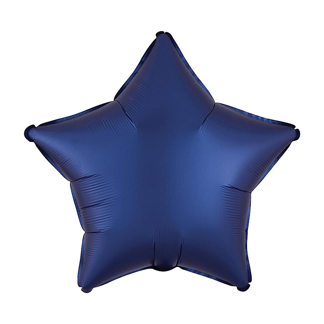 Helium Ballon Ster Navy 45cm