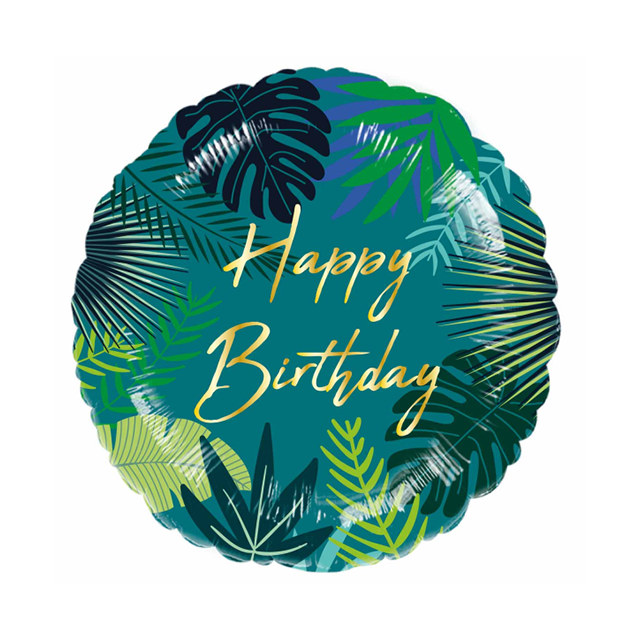 Helium Ballon Tropical Birthday 45cm