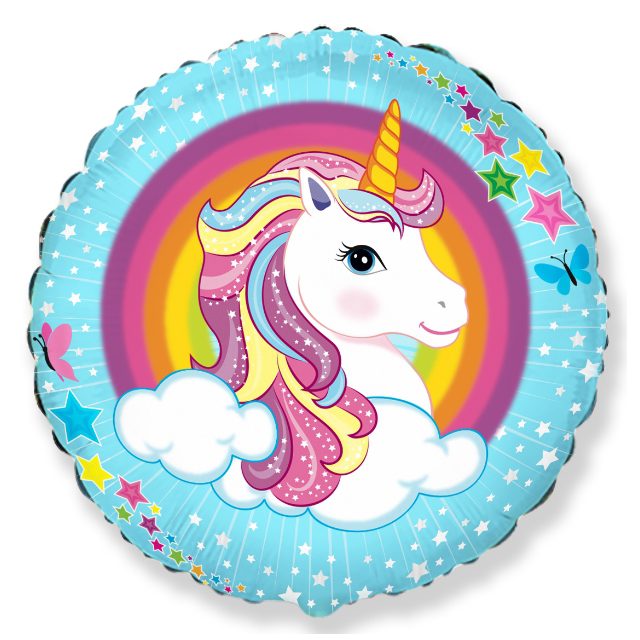 Helium Ballon Cute Unicorn Eenhoorn 45CM