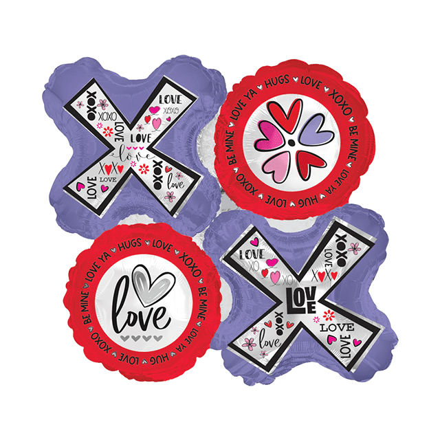 Helium Ballon XXL Jumbo Love Talk XOXO