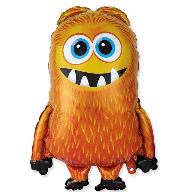Helium Ballon Monster Orange 70CM