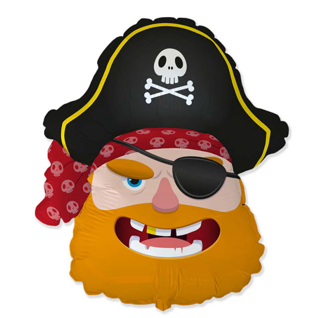 Helium Ballon Pirate Head 70CM