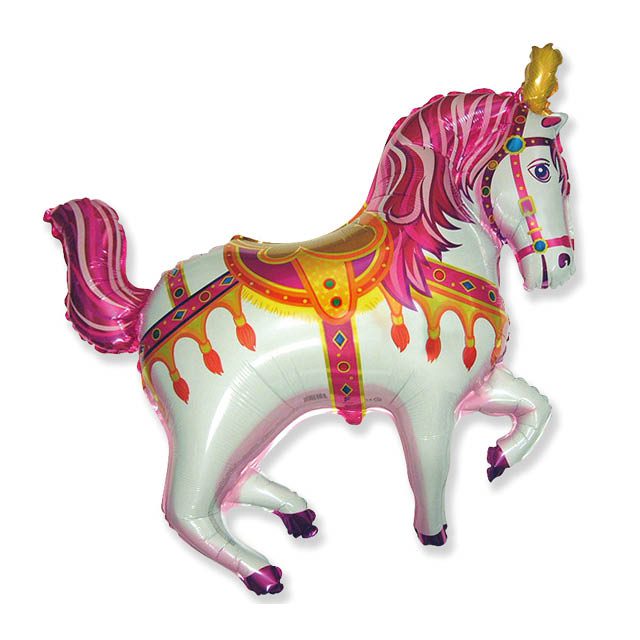 Helium Ballon Circuspaard 70CM