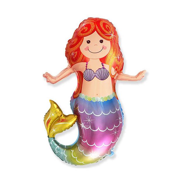 Helium Ballon Pretty Mermaid 70CM