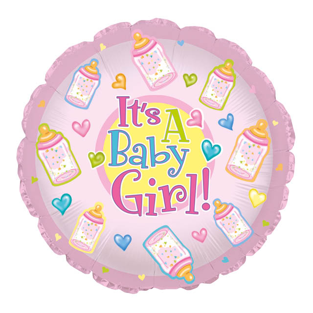 Helium Ballon Girl Bottles 45CM