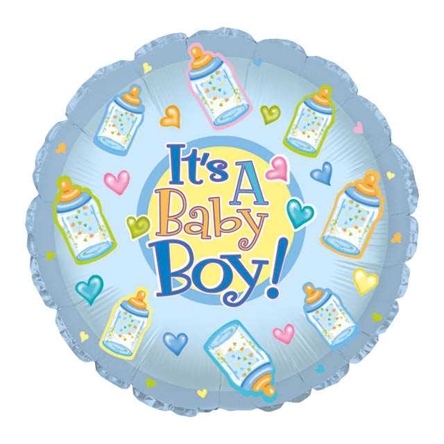 Helium Ballon Boy Bottles 45CM