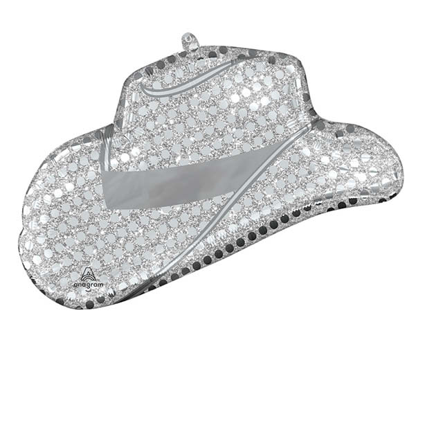 Helium Ballon Disco Western Hat 70 CM