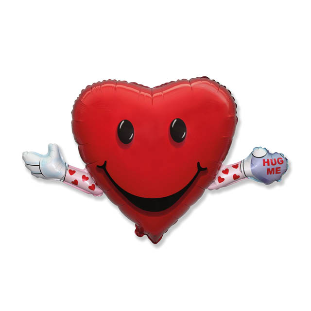 Helium Ballon Hug Me Heart 70 CM