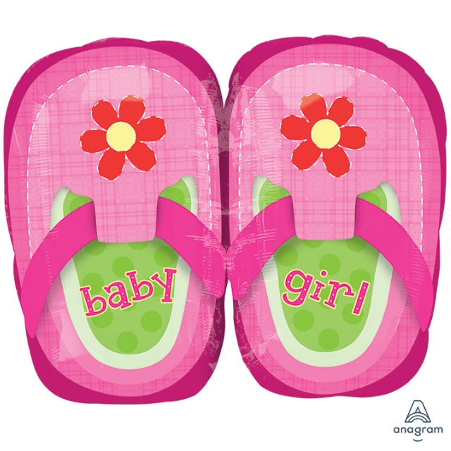 Helium Ballon Pretty Pink Shoes 70CM