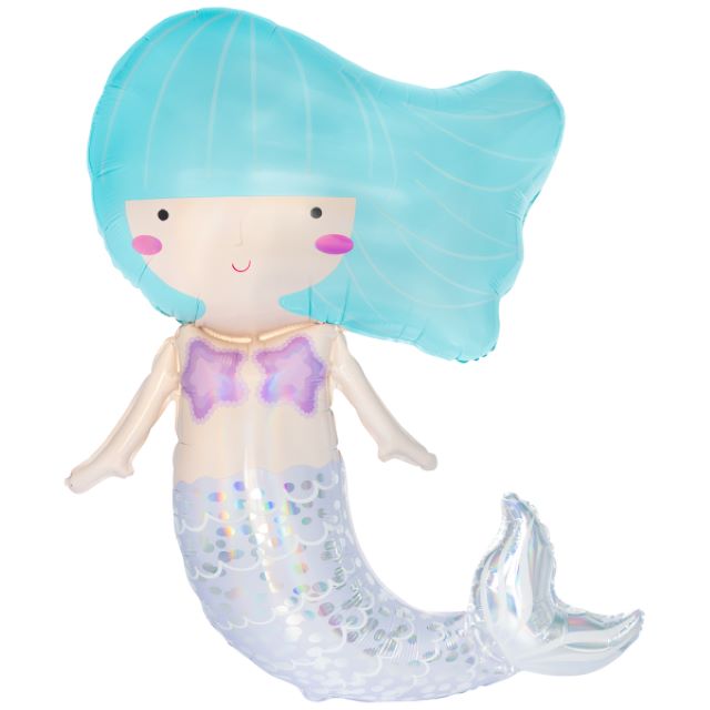 Helium Ballon Colourful Mermaid 70 CM