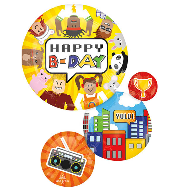 Helium Ballon Verjaardagsballon Party Town 70 CM