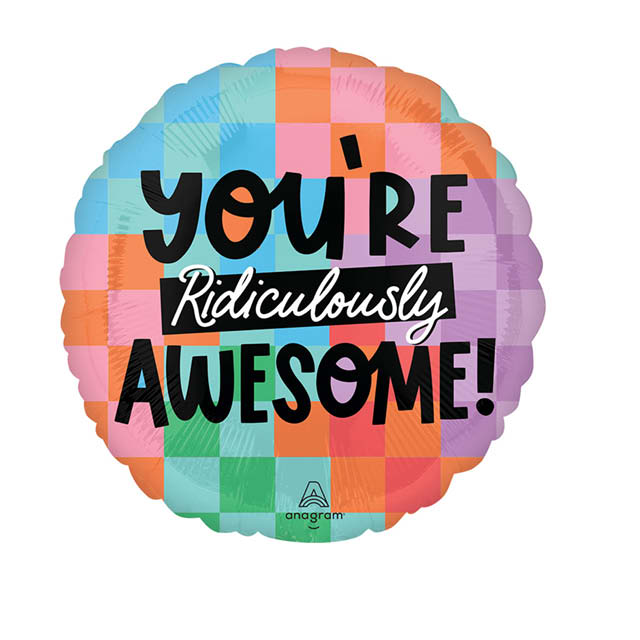 Helium Ballon Ridiculously Awesome 45 CM