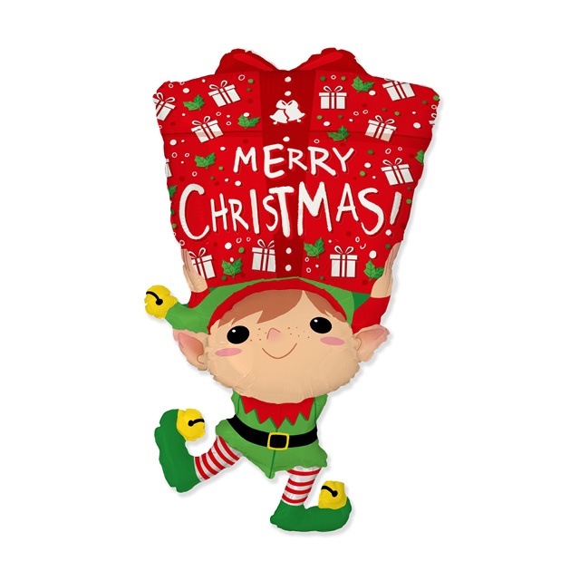 Helium Ballon Kerst Elf 70 CM