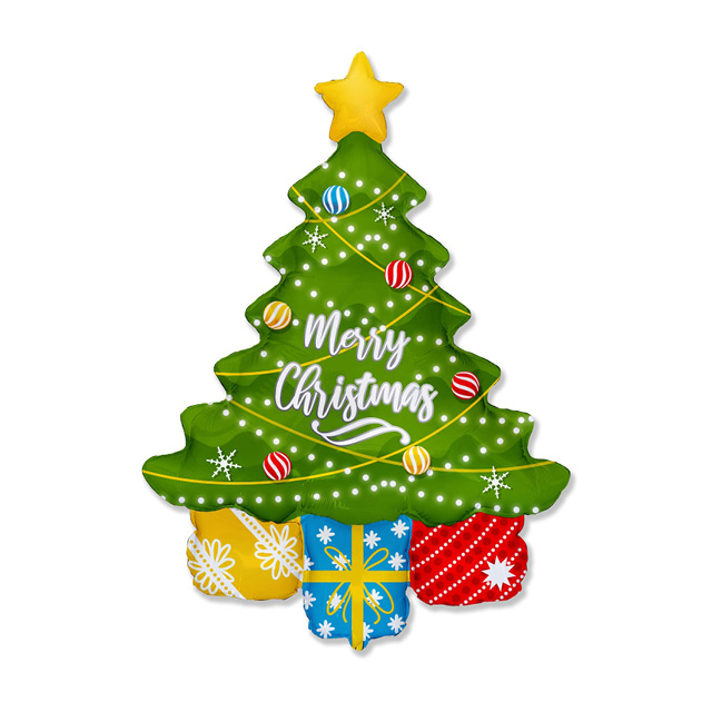 Helium Ballon Xmas tree 70 CM