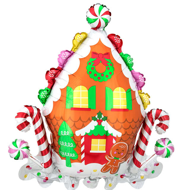 Helium Ballon Gingerbread house 70 CM