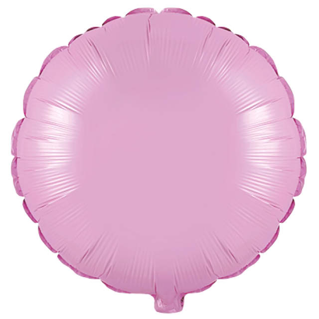 Helium Ballon Rond Metallic pastel pink 45 CM